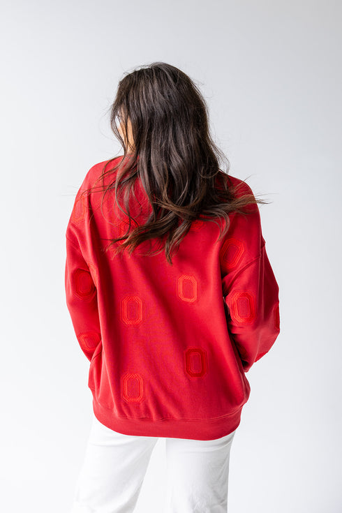 Ohio State Ritter Repeat Lantern Sleeve Crew